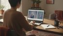 Online live demo on a laptop in a home office
